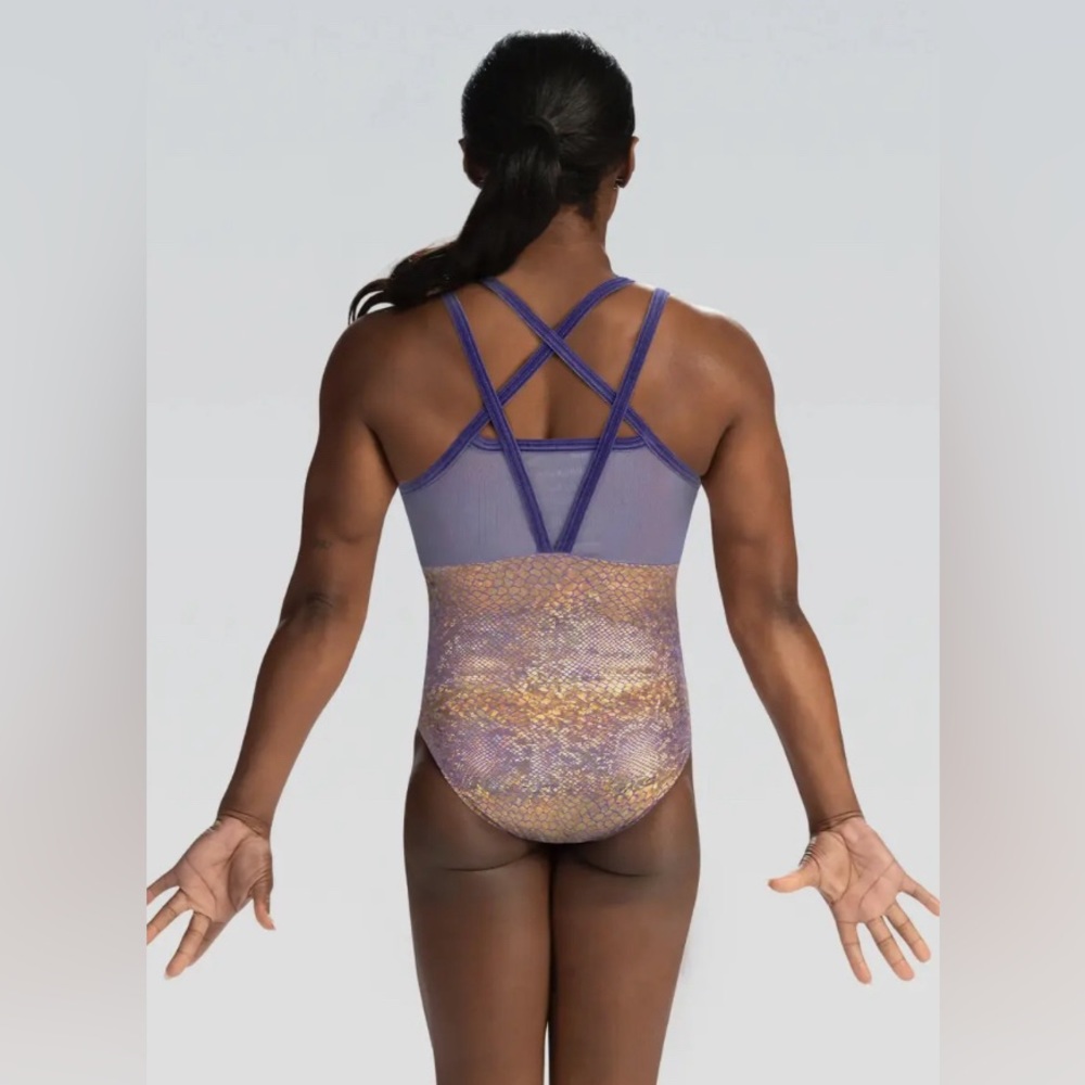 GK “snake skin” gymnastics leotard - Picture 2 of 6